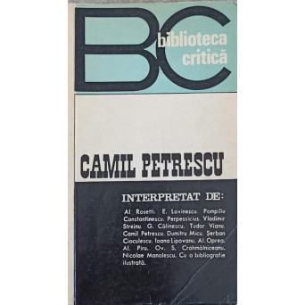 CAMIL PETRESCU INTERPRETAT