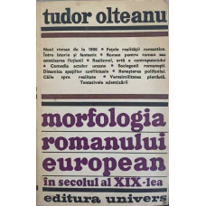 MORFOLOGIA ROMANULUI EUROPEAN IN SECOLUL AL XIX-LEA