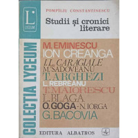 STUDII SI CRONICE LITERARE STUDII SI CRONICE LITERARE