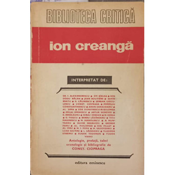 ION CREANGA INTERPRETAT