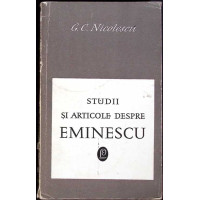 STUDII SI ARTICOLE DESPRE EMINESCU STUDII SI ARTICOLE DESPRE EMINESCU
