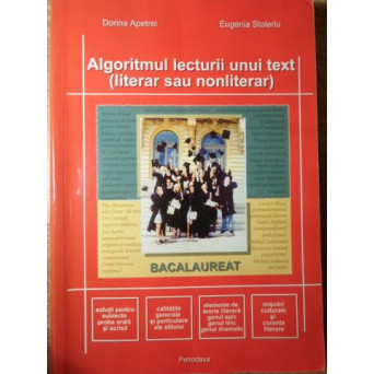 ALGORITMUL LECTURII UNUI TEXT (LITERAR SAU NONLITERAR)