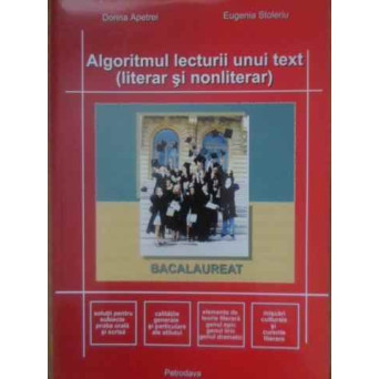 ALGORITMUL LECTURII UNUI TEXT (LITERAR SI NONLITERAR)