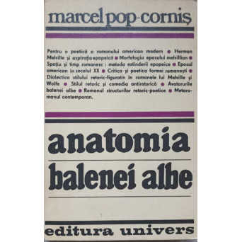 ANATOMIA BALENEI ALBE. POETICA ROMANULUI AMERICAN EPOPEIC-SIMBOLIC