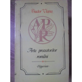 ARTA PROZATORILOR ROMANI