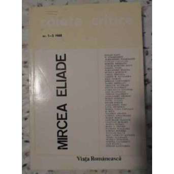 CAIETE CRITICE NR.1-2 1988 MIRCEA ELIADE