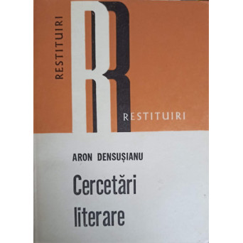CERCETARI LITERARE