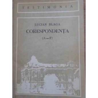 CORESPONDENTA (A-F)