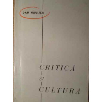 CRITICA SI CULTURA