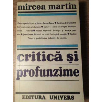 CRITICA SI PROFUNZIME