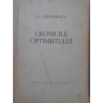 CRONICILE OPTIMISTULUI