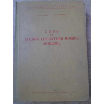 CURS DE ISTORIA LITERATURII MODERNE