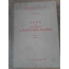 CURS DE ISTORIA LITERATURII ROMANE 1750-1848
