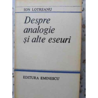 DESPRE ANALOGIE SI ALTE ESEURI