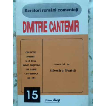 DIMITRIE CANTEMIR COMENTAT