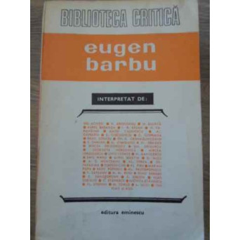 EUGEN BARBU INTERPRETAT