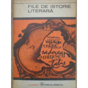FILE DE ISTORIE LITERARA. EVOCARI
