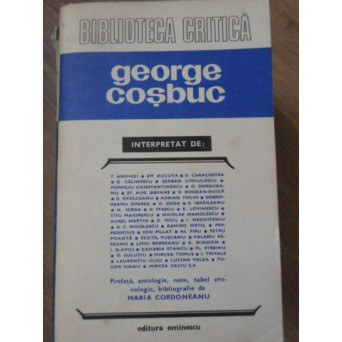 GEORGE COSBUC INTERPRETAT
