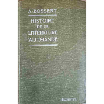 HISTOIRE DE LA LITTERATURE ALLEMANDE