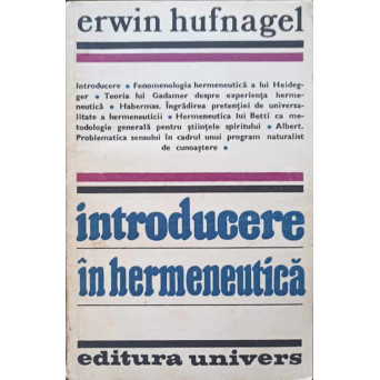 INTRODUCERE IN HERMENEUTICA