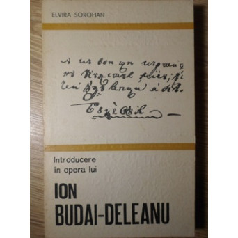 INTRODUCERE IN OPERA LUI ION BUDAI-DELEANU