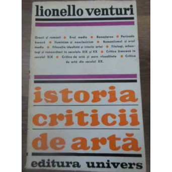 ISTORIA CRITICII DE ARTA