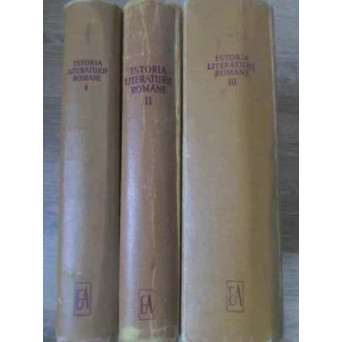ISTORIA LITERATURII ROMANE VOL.1-3