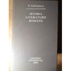 ISTORIA LITERATURII ROMANE. COMPENDIU