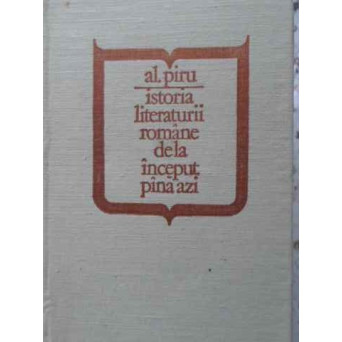 ISTORIA LITERATURII ROMANE DE LA INCEPUT PANA AZI