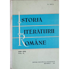 ISTORIA LITERATURII ROMANE VOL.2 (1900-1918)