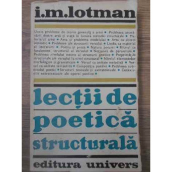 LECTII DE POETICA STRUCTURALA