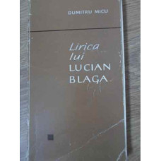 LIRICA LUI LUCIAN BLAGA
