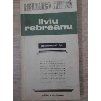 LIVIU REBREANU INTERPRETAT