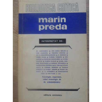 MARIN PREDA INTERPRETAT