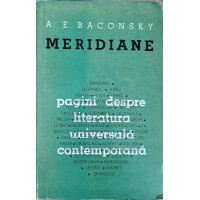 MERIDIANE PAGINI ALESE DESPRE LITERATURA UNIVERSALA CONTEMPORANA MERIDIANE PAGINI ALESE DESPRE LITERATURA UNIVERSALA CONTEMPORANA