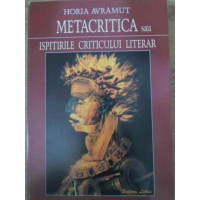 METACRITICA SAU ISPITIRILE CRITICULUI LITERAR METACRITICA SAU ISPITIRILE CRITICULUI LITERAR