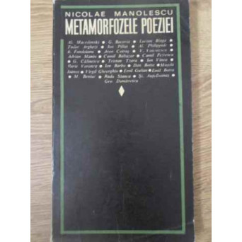 METAMORFOZELE POEZIEI