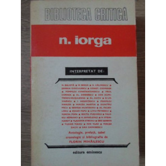 N. IORGA INTERPRETAT