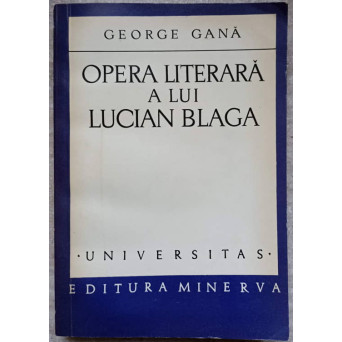 OPERA LITERARA A LUI LUCIAN BLAGA