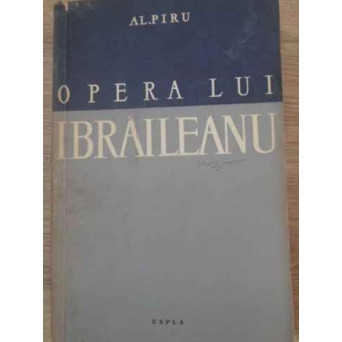 OPERA LUI IBRAILEANU