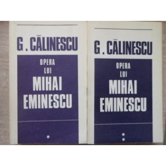 OPERA LUI MIHAI EMINESCU VOL.1-2