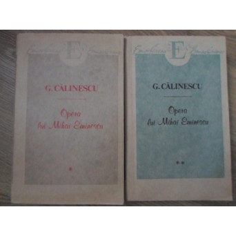 OPERA LUI MIHAI EMINESCU VOL.1-2