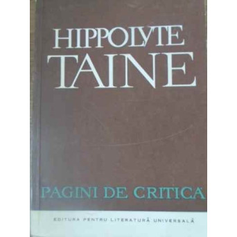 PAGINI DE CRITICA