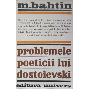 PROBLEMELE POETICII LUI DOSTOIEVSKI