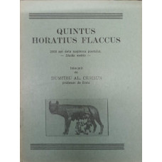 QUINTUS HORATIUS FLACCUS, 2000 ANI DE LA NASTEREA POETULUI. STUDIU METRIC