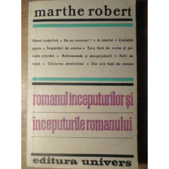 ROMANUL INCEPUTURILOR SI INCEPUTURILE ROMANULUI