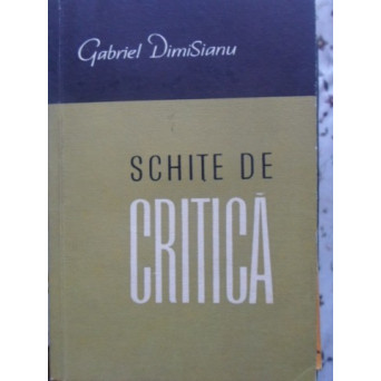 SCHITE DE CRITICA
