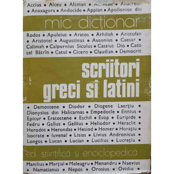 SCRIITORI GRECI SI LATINI