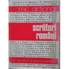 SCRIITORI ROMANI. MIC DICTIONAR