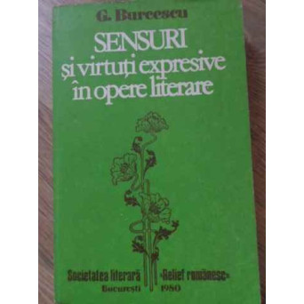SENSURI SI VIRTUTI EXPRESIVE IN OPERE LITERARE